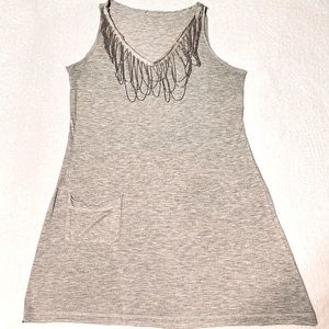 Bebe Chain Fridge Detail Mini Dress